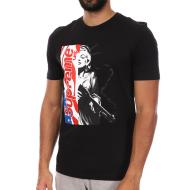 T-shirt Noir Homme Supreme Grip Maril