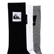3 pairs of Quiksilver men’s white/grey socks AQYAA03316 Photo of the Espace des Marques %store% store - view of %key%