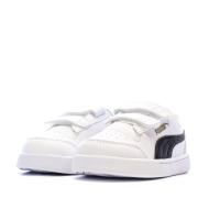 Zapatillas blancas/negras para niño Puma Shuffle ver 6