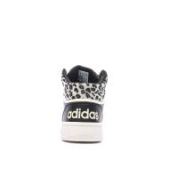 Baskets Noires Femme Adidas Hoops vue 3