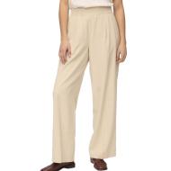 Pantalon fluide Beige Femme Vero Moda Carmen Wide pas cher