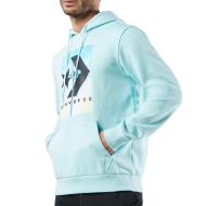 Sweat à Capuche Bleu Homme Converse Dreamer pas cher