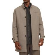 Manteau Marron Homme Jack & Jones Melton Coat pas cher