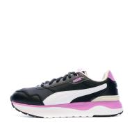 Baskets Noir/Violet Femme Puma R78 Voyage pas cher