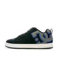 Baskets Noir/Gris/Bleu Homme Dc shoes Court Graffik pas cher