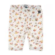 Legging Blanc à fleurs Bébé EOM Basmi pas cher