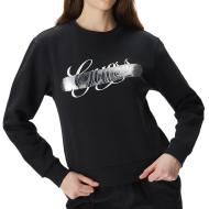 Sweat Noir Femme Guess W4RQ15K9Z21 pas cher