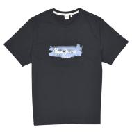 T-shirt Noir/Bleu Homme Pepe jeans Picthon-