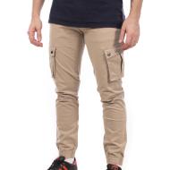 Pantalon Cargo Beige Homme La Maison Blaggio Tanera pas cher