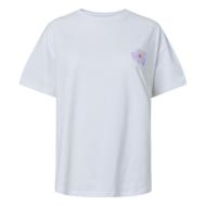 T-Shirt Blanc Femme Pieces Fasty