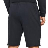Short Noir Homme Under Armour Rival Terry vue 2