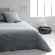 Couvre lit + 2 Taies d'oreiller Gris Today 260x240cm