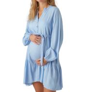 Robe de Grossesse Bleu Femme Mamalicious Mercy