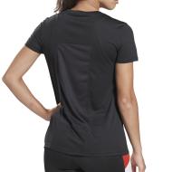 Maillot de sport noir Femme Reebok Graphic vue 2