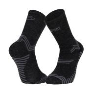 X1 Paires de Chaussettes Noir BV SPORT Trail Ultra+ Merinos pas cher