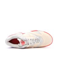Chaussures de Tennis Blanc/Rose Fluo Femme Nike Court Lite 4 vue 4