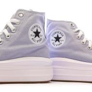 Baskets Lila Femme Converse All Star Move Platform vue 7