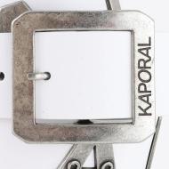 Weißer Herrengürtel Kaporal BOLD Ansicht 2