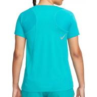 T-shirt Bleu Femme Nike Race Top vue 2