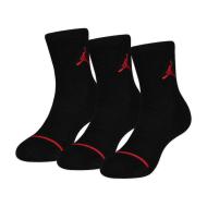 x3 Paires de Chaussette Noires/Rouges Garçon Nike WJ0009 pas cher