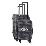 Lot 3 Valises Noir/Gris Redskins CAM pas cher