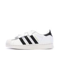 Basket Blanches/Noires Garçon Adidas Superstar pas cher