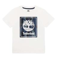 T-Shirt Blanc Garçon Timberland T60085 pas cher