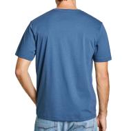 T-shirt Bleu Homme Pepe jeans Eggo AQW vue 2