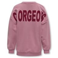 Sweat Rose Fille ONLY Georgia vue 2