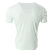 T-shirt Bleu Homme La Maison Blaggio MORO vue 2