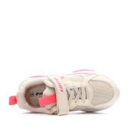 Baskets Rose/Blanches Garçon Lotto Bologna vue 4