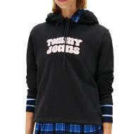 Sweat Noir Femme Tommy Hilfiger Logo 2