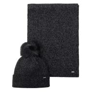 Coffret Bonnet + Echarpe Noir Femme Kaporal MELLY