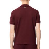 Polo Bordeaux Mixte Lacoste Bord-cotes vue 2