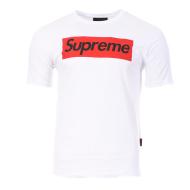 T-shirt Blanc/Rouge Homme Supreme Italfigo