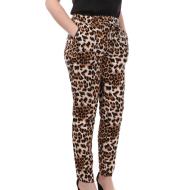 Pantalon Beige Léopard Femme Vero Moda Easy