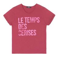 T-shirt Rose Fille Le Temps Des Cerises Lucius pas cher