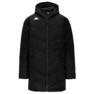 Parka Noire Homme Kappa Giambolo