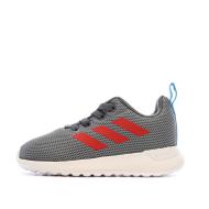 Baskets Gris/Rouge Garçon Adidas Lite Racer pas cher