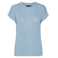 T-Shirt Bleu Ciel Femme Vero Moda Brianna 10291353 vue 3