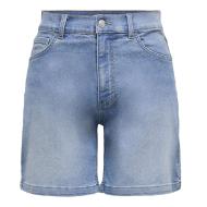 Short Moulant ONLY Taille 36 Bleu, Coton Stretch, Style Décontracté