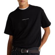 T-Shirt Noir Homme Tommy Hilfiger Linear0