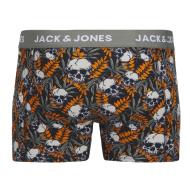 X3 Boxers Gris Garçon Jack & Jones Jonah Skulls vue 2