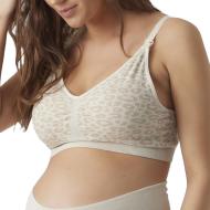 Soutien Gorge d'allaitement Écru/Marron Femme Mamalicious Shelby pas cher