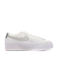 Baskets Blanche/Argent Femme Nike Blazer Low Platform vue 2
