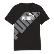 T-shirt Noir Garçon Puma Power Graphic