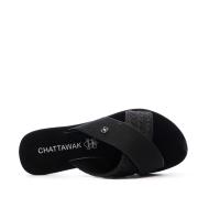 Sandales Noir Femme Chattawak Dacota vue 4