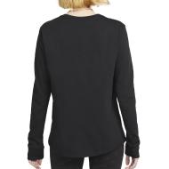 T-shirt Manches Longues Noir Femme Nike Essential vue 2
