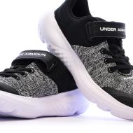 Baskets Noires/Grises Garçon Under Armour Revitalize vue 7