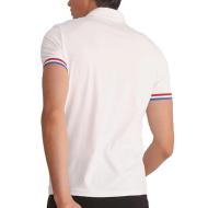 Polo Blanc Homme Le Coq Sportif Ss Presentation vue 2